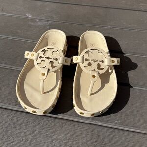 Tory Burch Miller Cloud Coin New Cream 6M